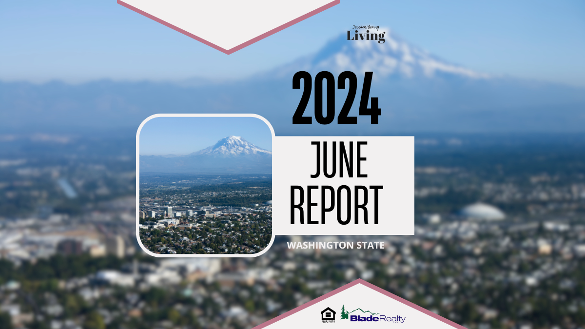 June 2024 Report text over drone shot of Tacoma Washington